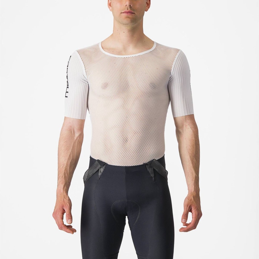 Castelli BOLERO SS Men Base Layer White | XBV-410658