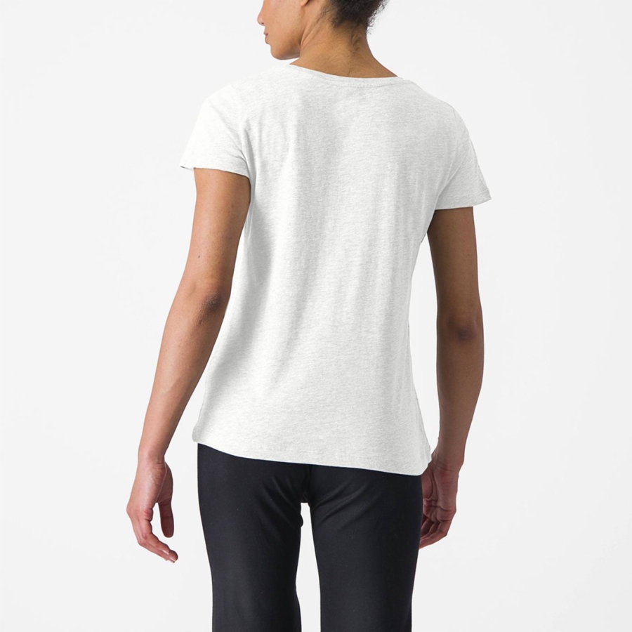 Castelli CASTELLI CLASSICO W TEE Women Casual White | CZP-138702