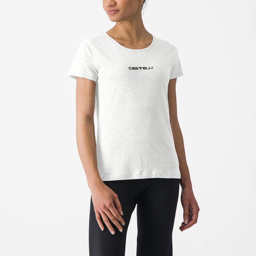 Castelli CASTELLI CLASSICO W TEE Women Casual White | CZP-138702