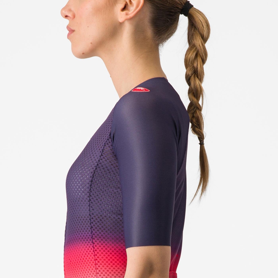 Castelli CLIMBER'S 4.0 W Women Jersey Pink / Orange | AKL-870643