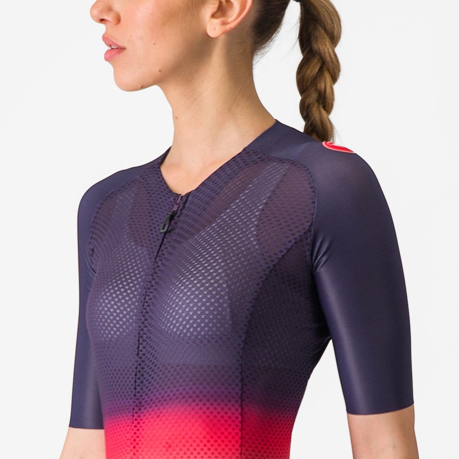 Castelli CLIMBER'S 4.0 W Women Jersey Pink / Orange | AKL-870643