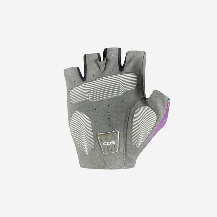 Castelli COMPETIZIONE 2 Men Gloves Multicolor Purple | FEU-316089