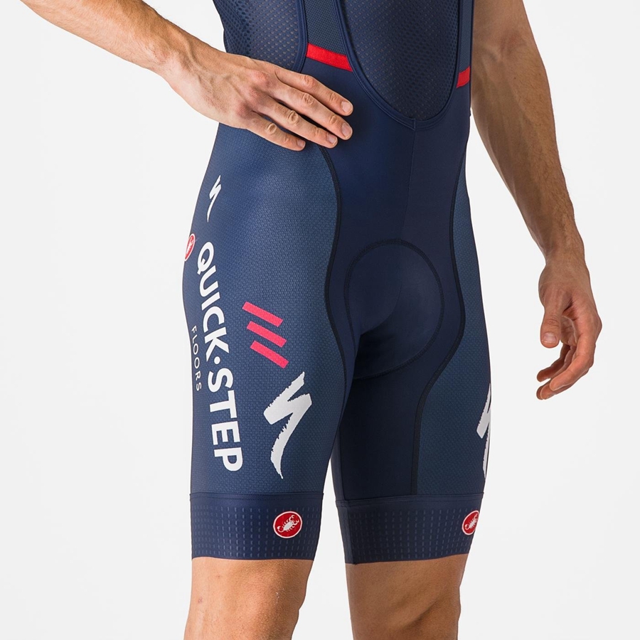 Castelli COMPETIZIONE Men Bib Shorts Blue | FCB-672154