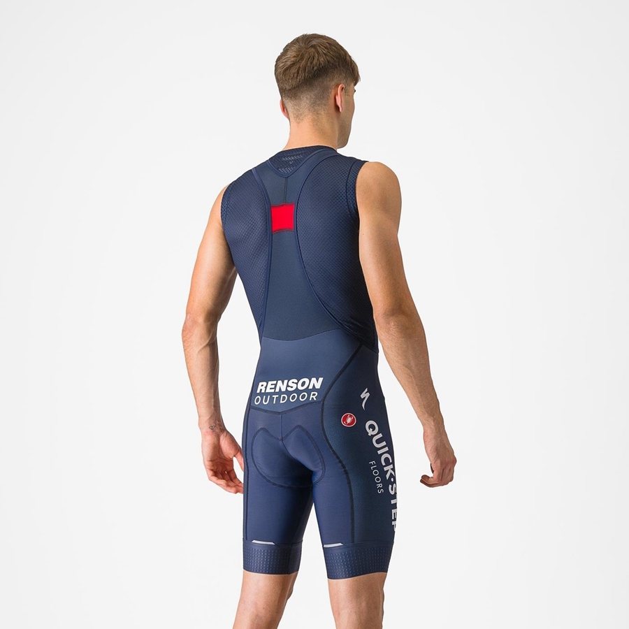 Castelli COMPETIZIONE Men Bib Shorts Blue | FCB-672154