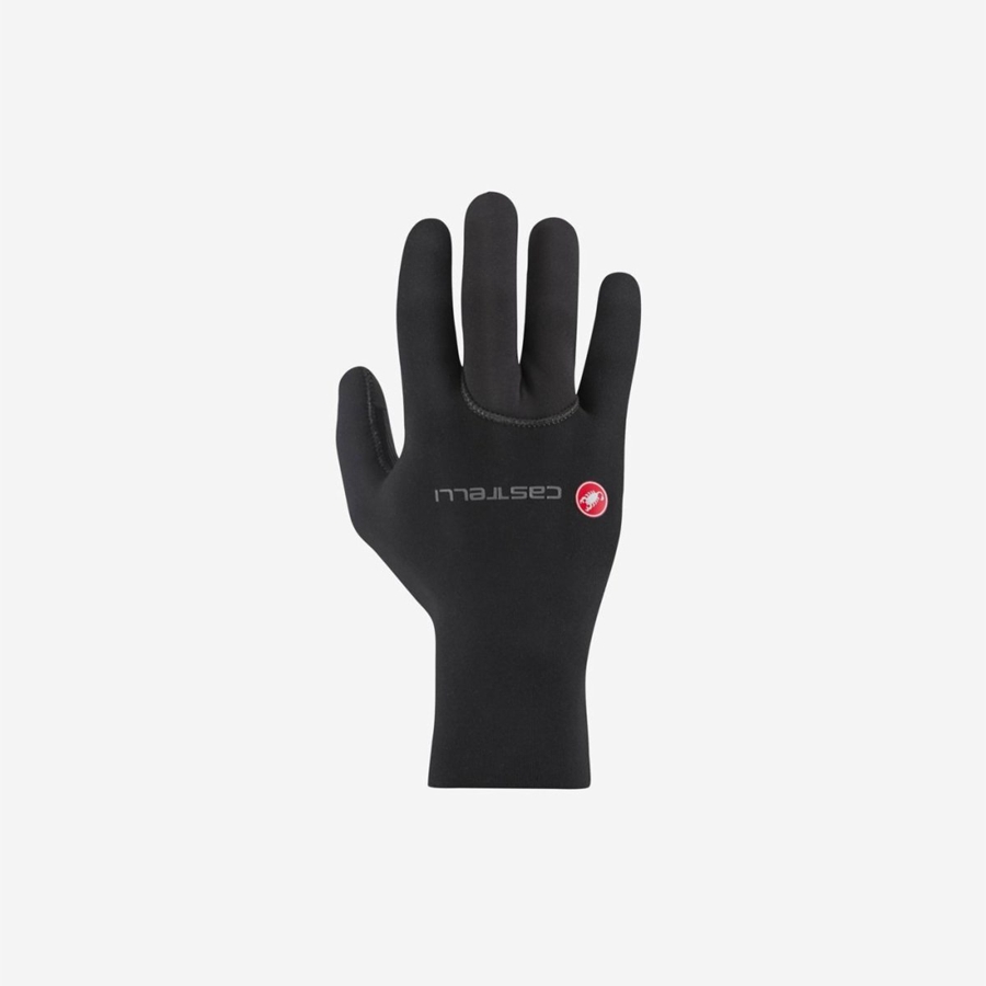 Castelli DILUVIO ONE Men Gloves Black | KLA-451983