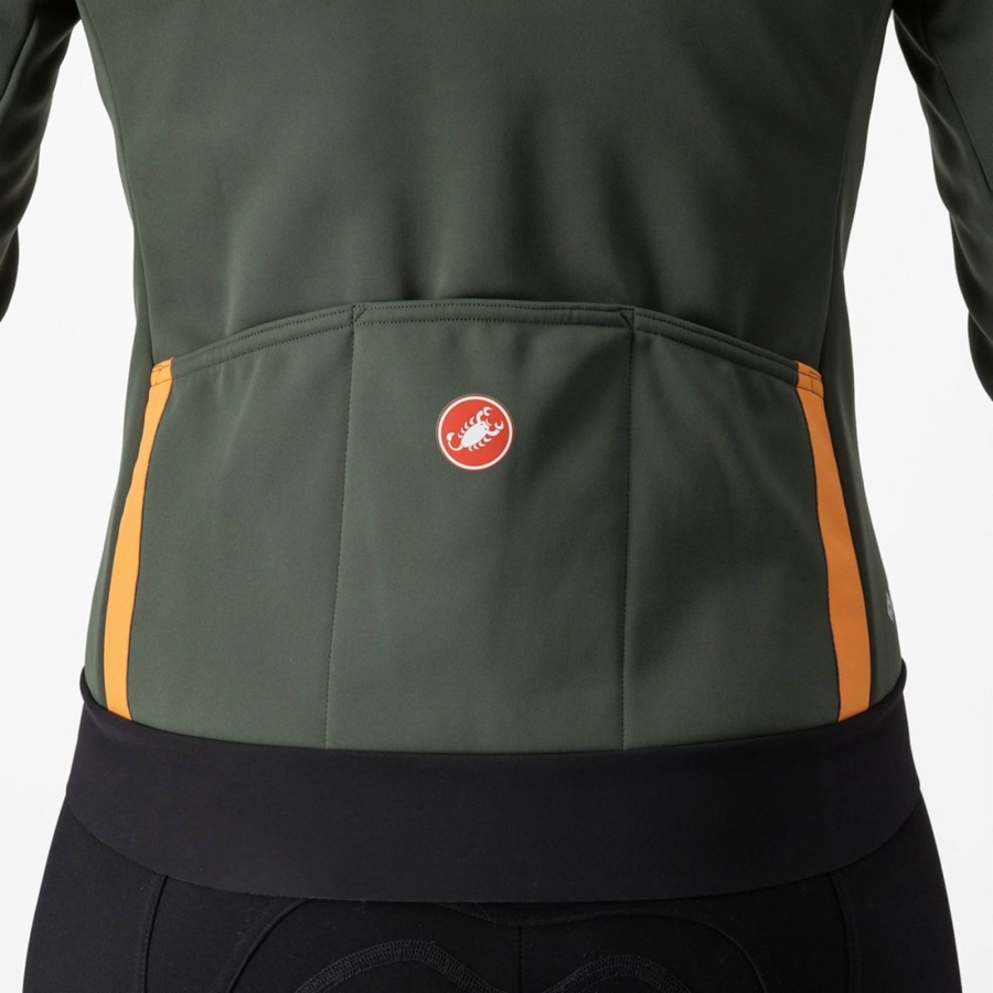 Castelli DINAMICA 2 Women Jackets Green | JZX-692308