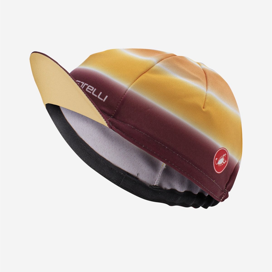 Castelli DOLCE Women Cap Brown / Burgundy | LKQ-876452