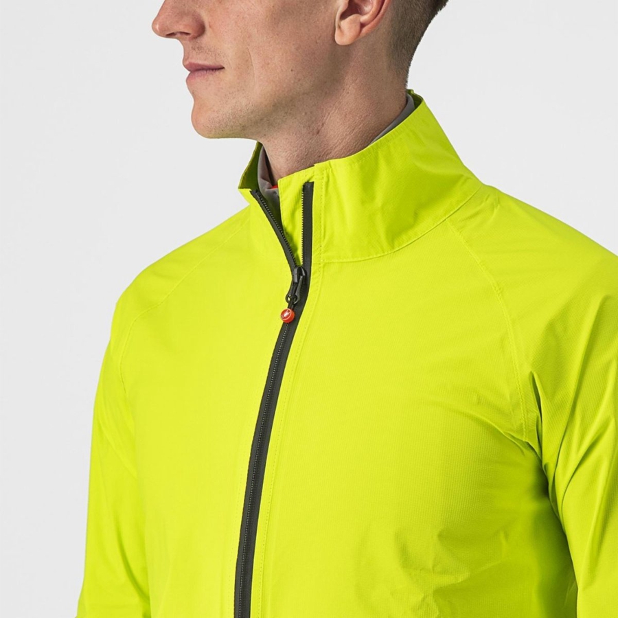 Castelli EMERGENCY 2 RAIN Men Protection Light Green | FRC-925431