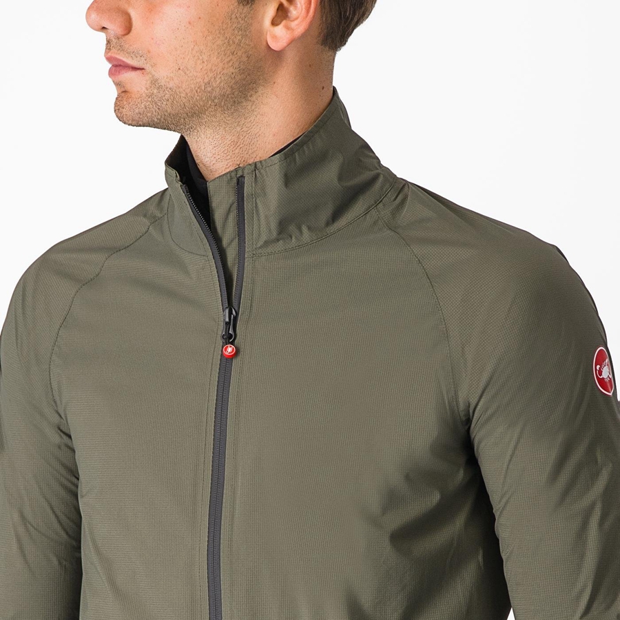 Castelli EMERGENCY 2 RAIN Men Protection Green | EKJ-197365