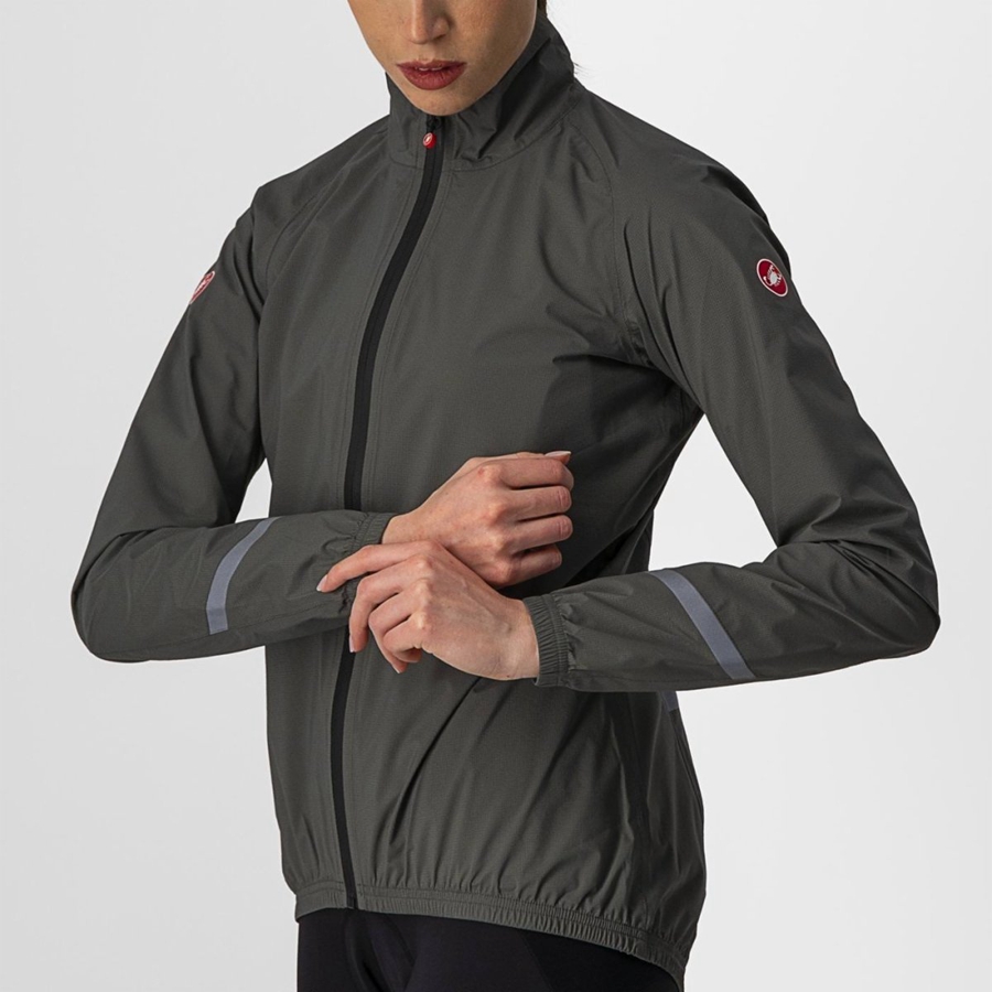 Castelli EMERGENCY 2 W RAIN Women Protection Green | DAU-765429