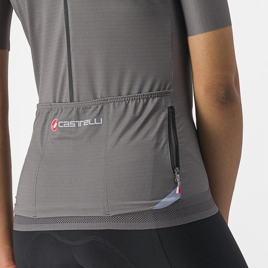 Castelli ENDURANCE W Women Jersey Grey | IEU-421689