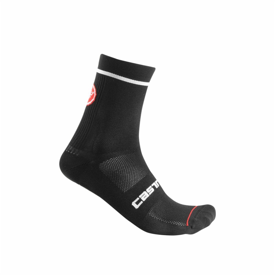 Castelli ENTRATA 13 Men Socks Black | NPQ-067298