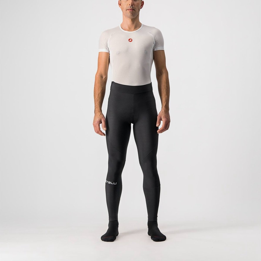 Castelli ENTRATA NO PAD Men Leggings Black | RIB-142873