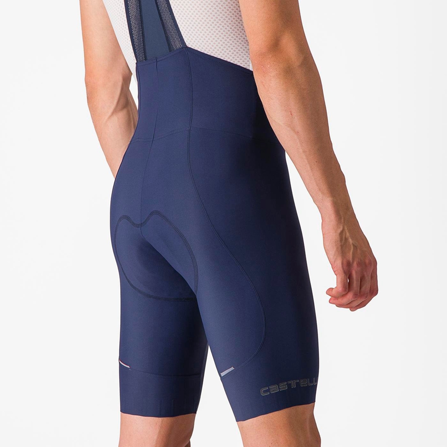 Castelli ESPRESSO Men Bib Shorts Blue | MUT-083971