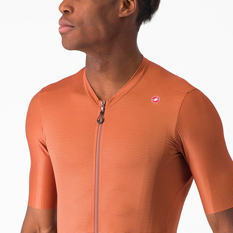 Castelli ESPRESSO Men Jersey Beige / Dark Grey | PKR-160245