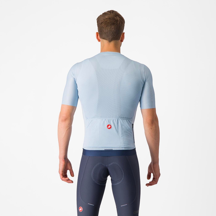 Castelli ESPRESSO Men Jersey Blue / Blue | UCD-493258