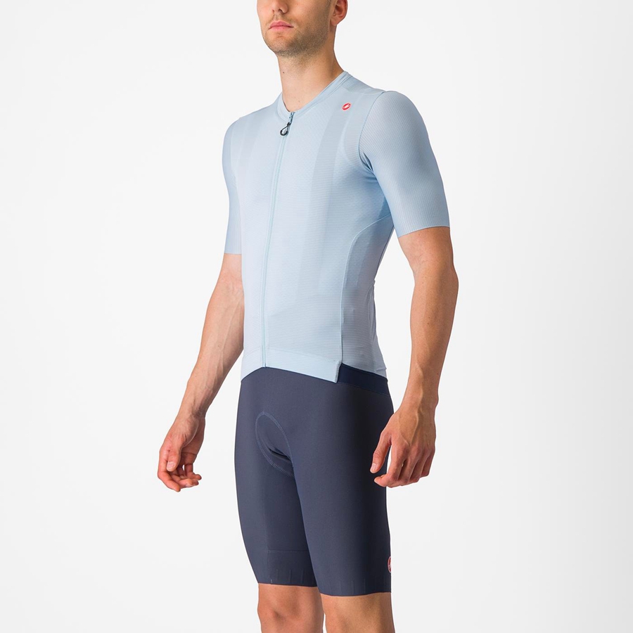 Castelli ESPRESSO Men Jersey Blue / Blue | UCD-493258