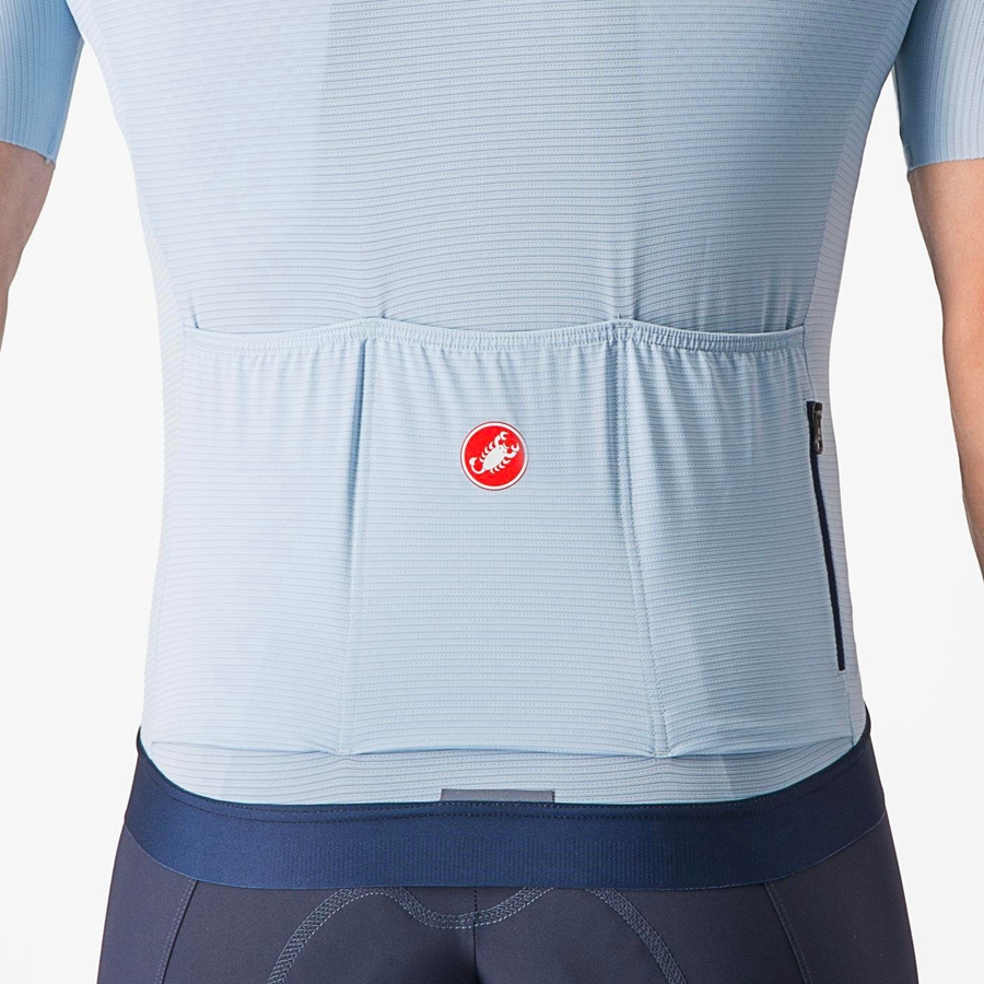 Castelli ESPRESSO Men Jersey Blue / Blue | UCD-493258