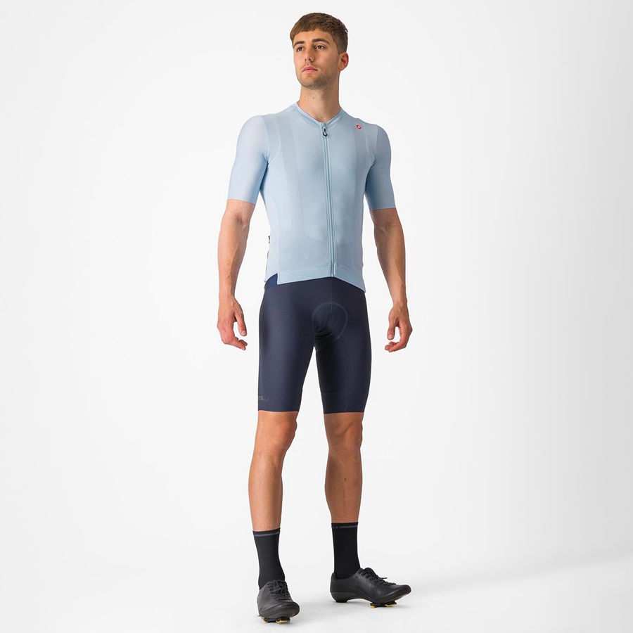 Castelli ESPRESSO Men Jersey Blue / Blue | UCD-493258