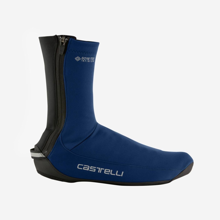 Castelli ESPRESSO Men Shoecovers Blue | OSK-082657