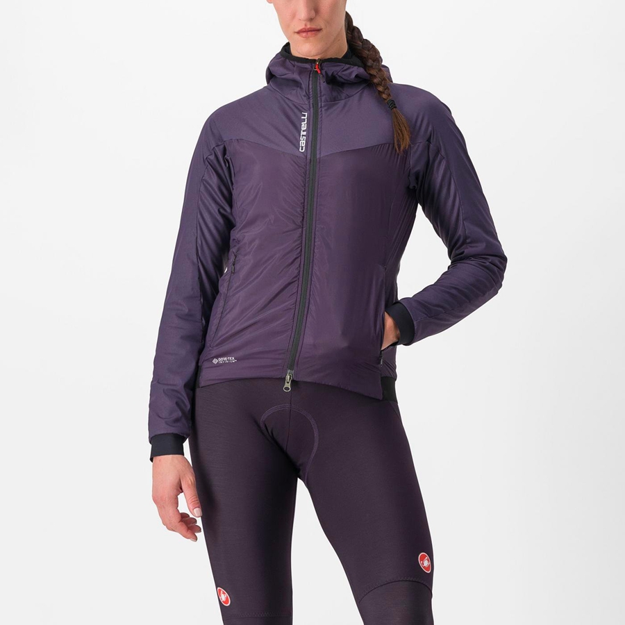 Castelli FLY THERMAL W Women Jackets Purple | XVR-670438