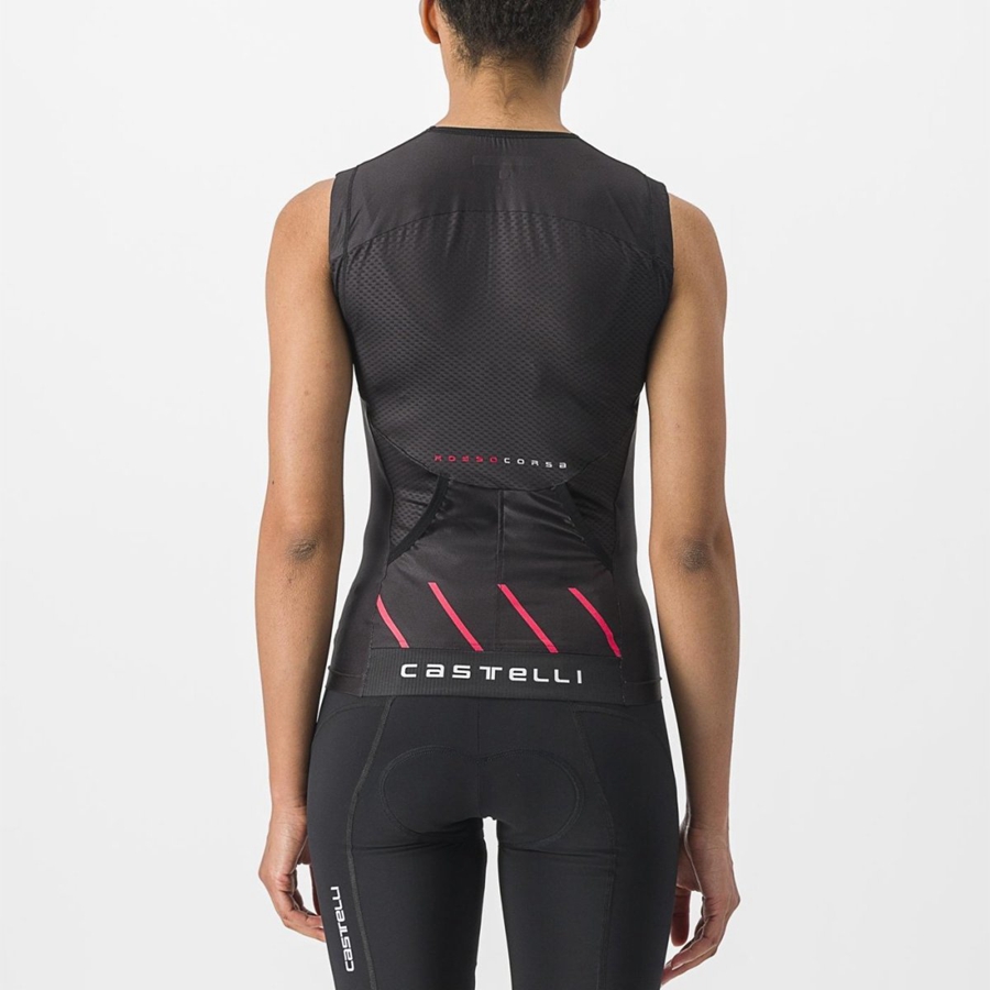 Castelli FREE 2 W TRI SINGLET Women Suits Black | LOR-987043