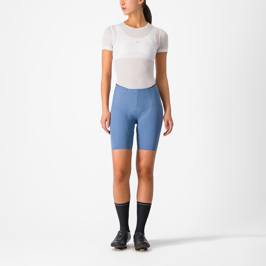 Castelli FREE AERO RC W Women Shorts Grey Blue | MBN-276594