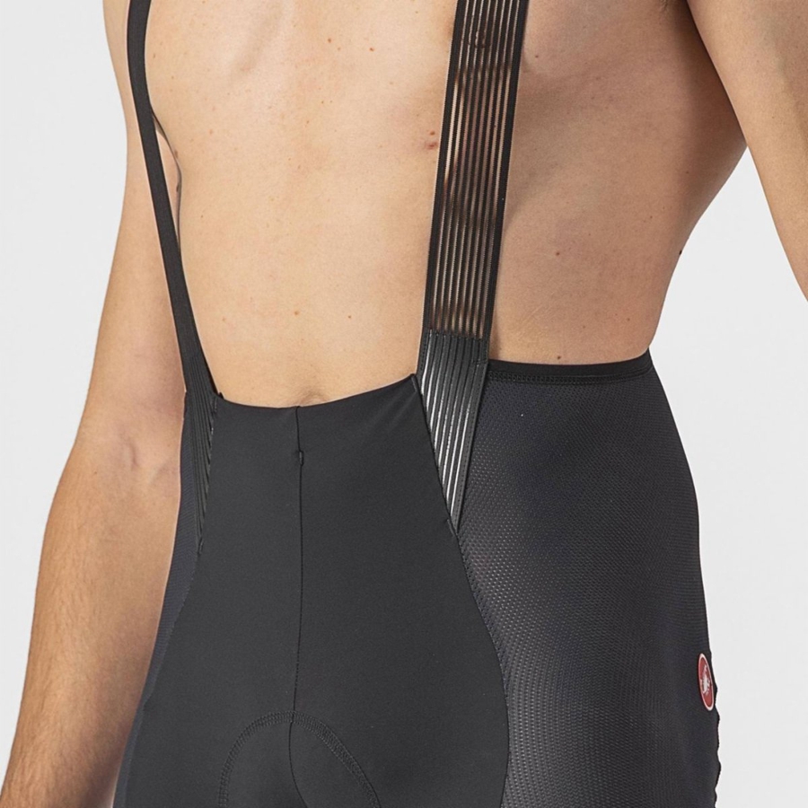 Castelli INSIDER 2 Men Bib Shorts Black | OJG-782103