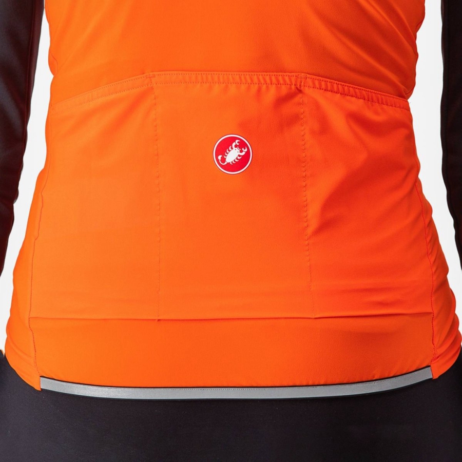 Castelli PERFETTO RoS 2 W Women Vest Red Orange | XOB-564819