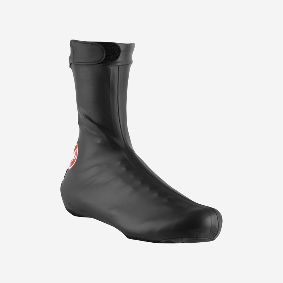 Castelli PIOGGERELLA Men Shoecovers Black | CDF-723069