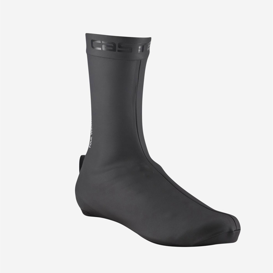 Castelli PIOGGIA 4 Women Shoecovers Black | DIO-028153