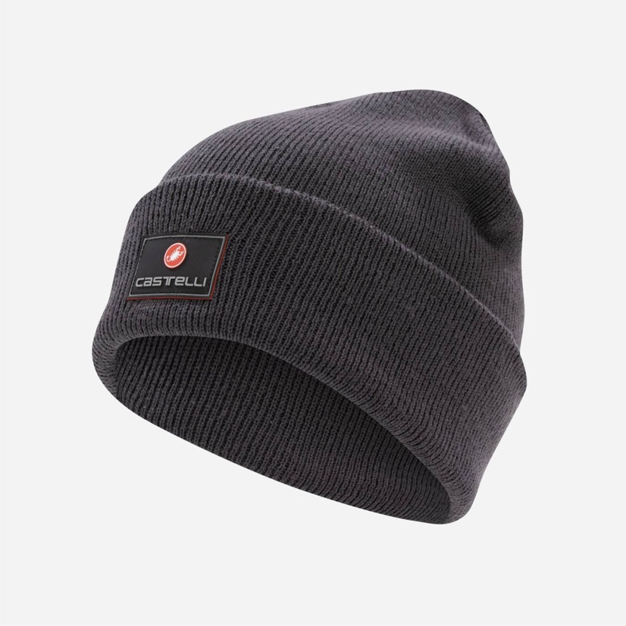 Castelli PODIOFIRMA Men Beanie Dark Grey | LKI-457926