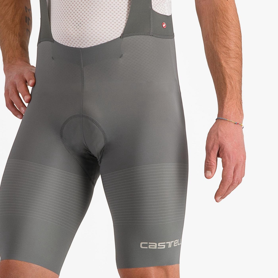 Castelli PREMIO Men Bib Shorts Grey | ONY-419675