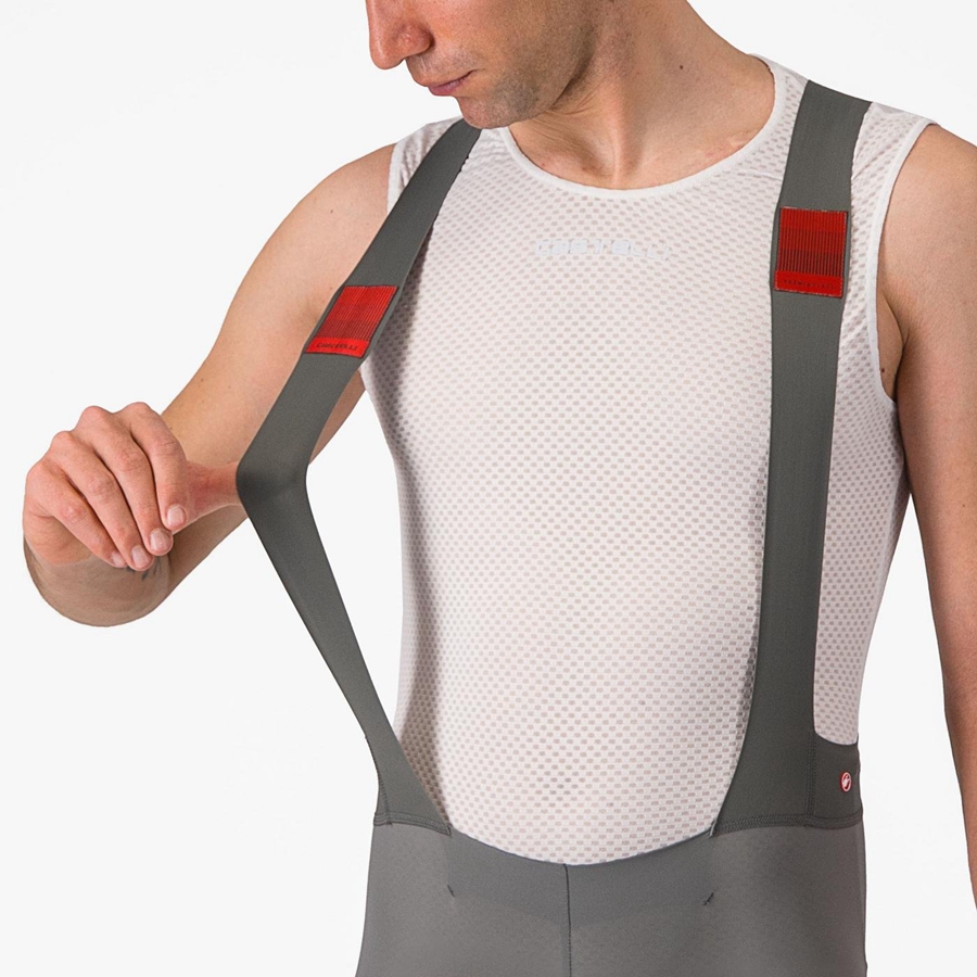 Castelli PREMIO Men Bib Shorts Grey | ONY-419675