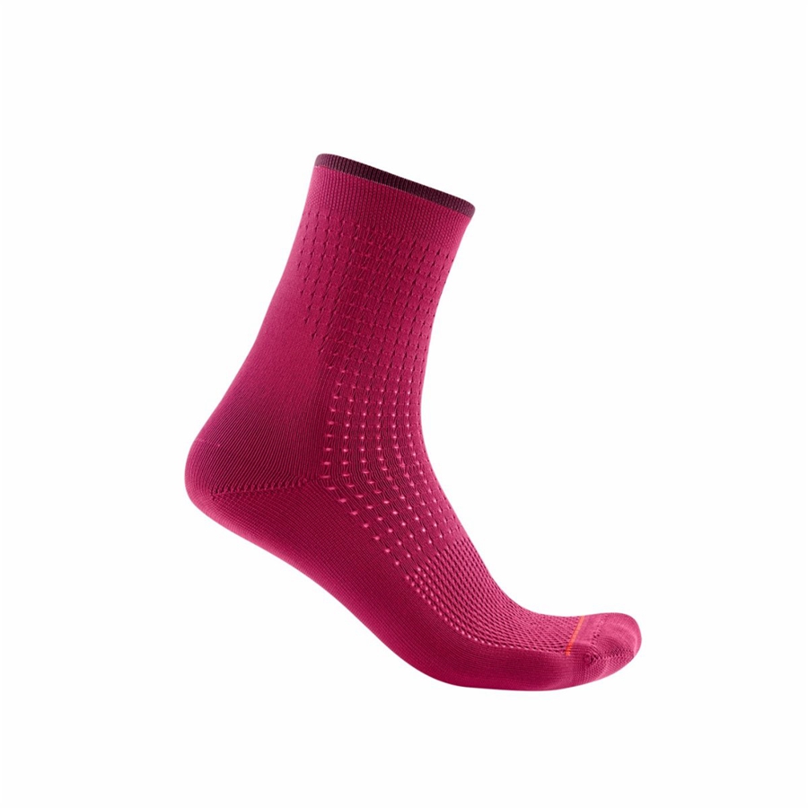 Castelli PREMIO W Women Socks Red | OXN-519326