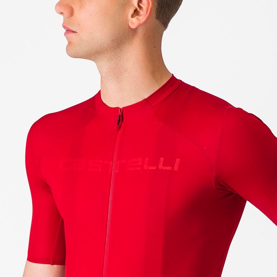 Castelli PROLOGO LITE Men Jersey Red | VUI-785301