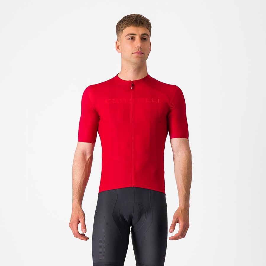 Castelli PROLOGO LITE Men Jersey Red | VUI-785301