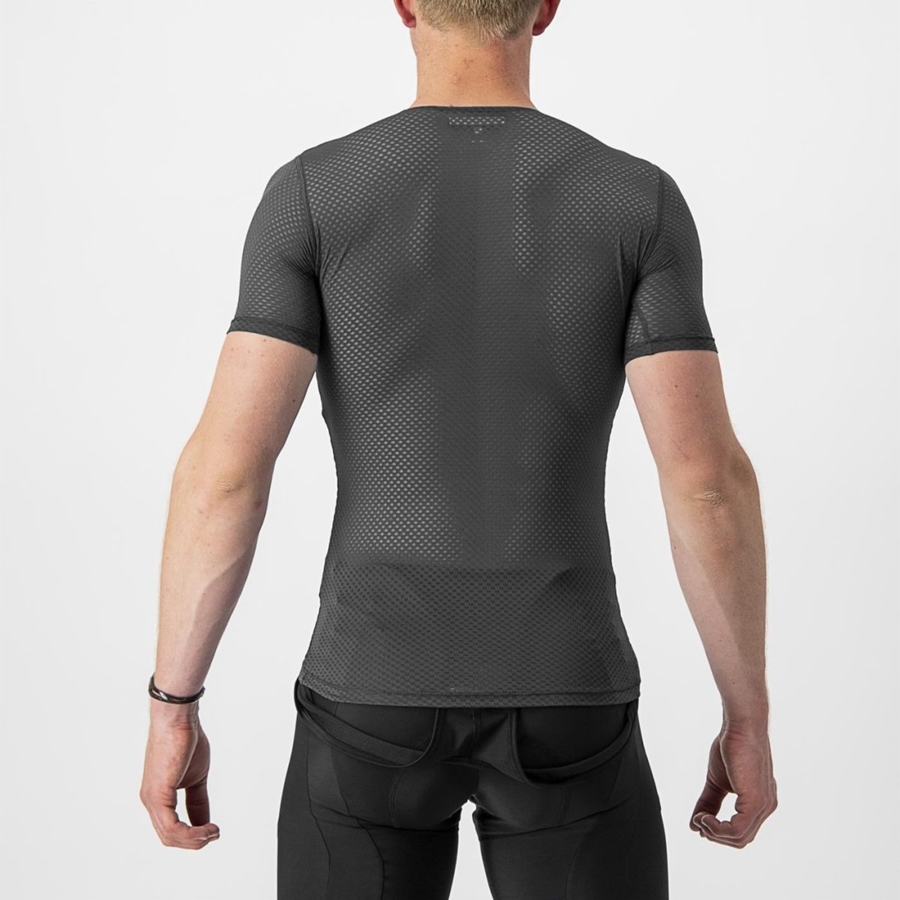 Castelli PRO MESH 2.0 SHORT SLEEVE Men Base Layer Black | VPO-520497