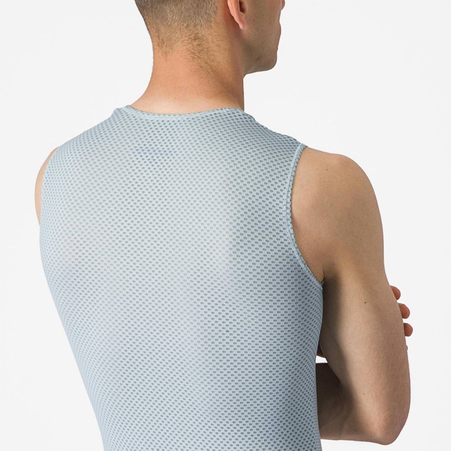 Castelli PRO MESH 2.0 SLEEVELESS Men Base Layer Blue | TEF-387650