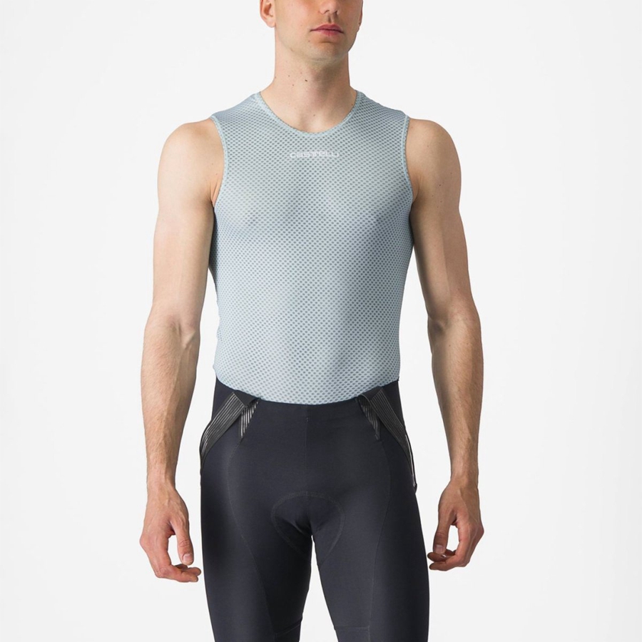 Castelli PRO MESH 2.0 SLEEVELESS Men Base Layer Blue | TEF-387650