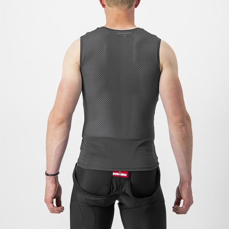 Castelli PRO MESH 2.0 SLEEVELESS Men Base Layer Black | NYL-306524