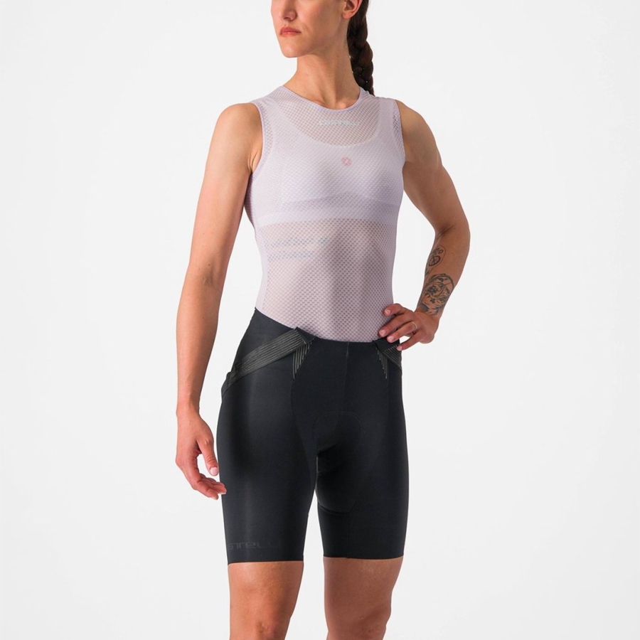 Castelli PRO MESH W SLEEVELESS Women Base Layer Purple White | ETZ-612059