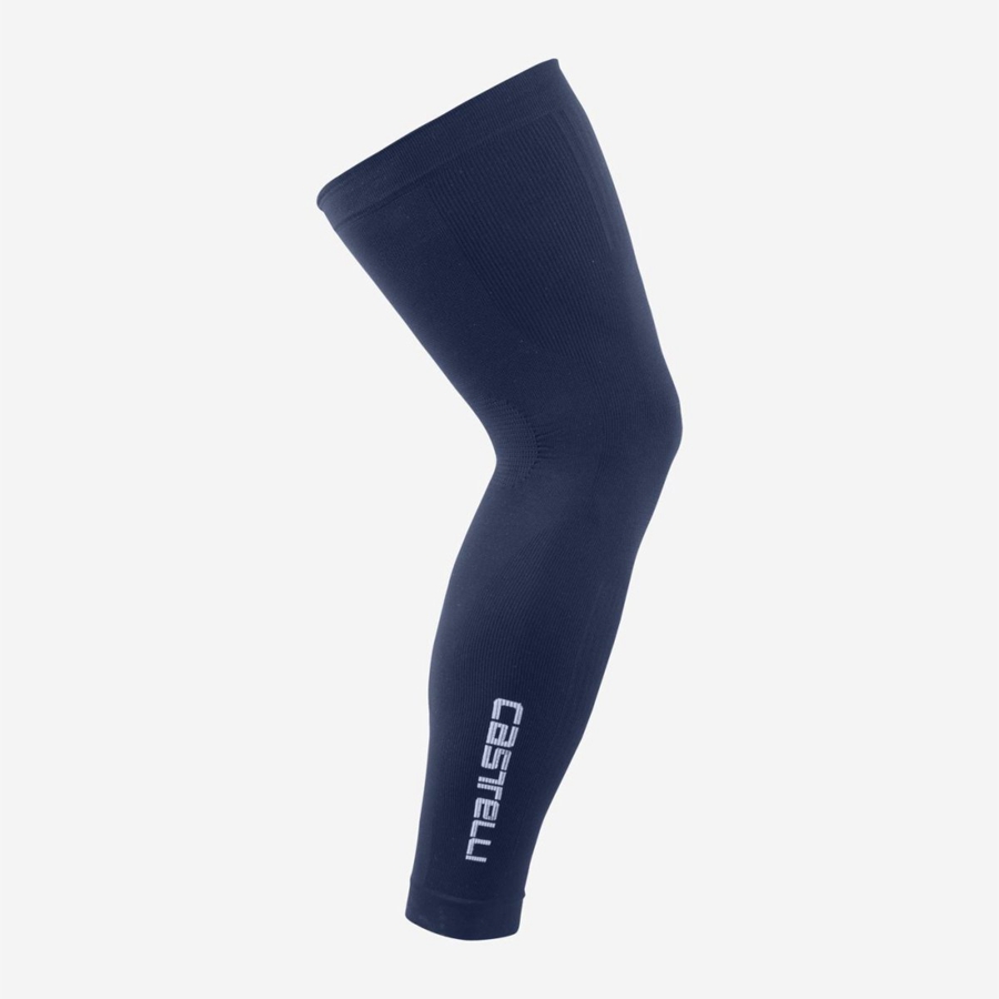 Castelli PRO SEAMLESS Men Leg Warmer Blue | YRS-458960