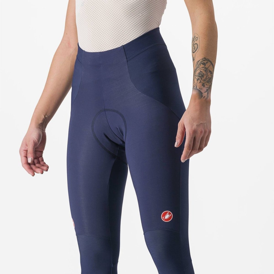 Castelli SORPASSO RoS W Women Leggings Blue / Silver | NGL-630247