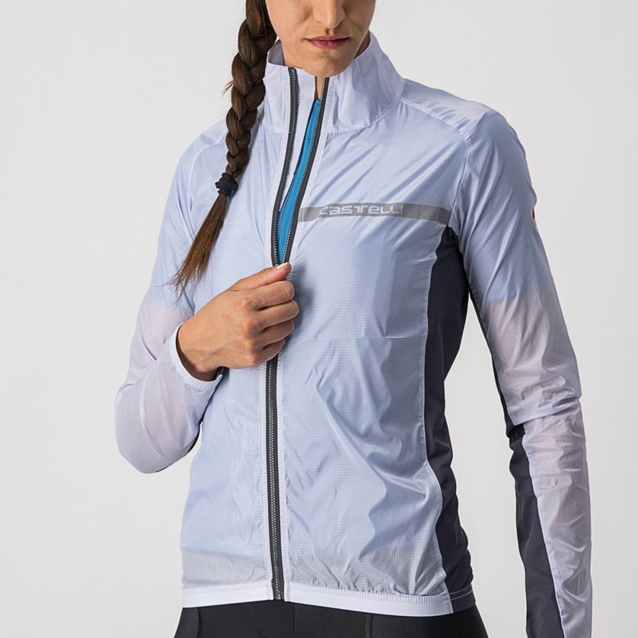 Castelli SQUADRA STRETCH W Women Protection Silver Grey / Dark Grey | DMT-379582