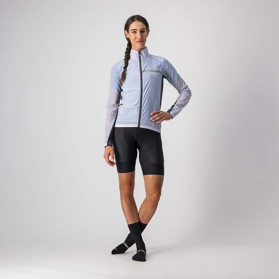 Castelli SQUADRA STRETCH W Women Protection Silver Grey / Dark Grey | DMT-379582