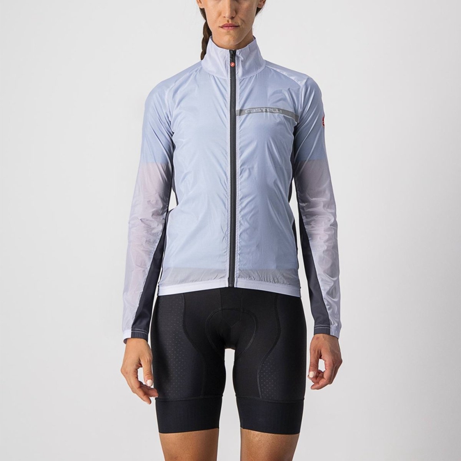 Castelli SQUADRA STRETCH W Women Protection Silver Grey / Dark Grey | DMT-379582