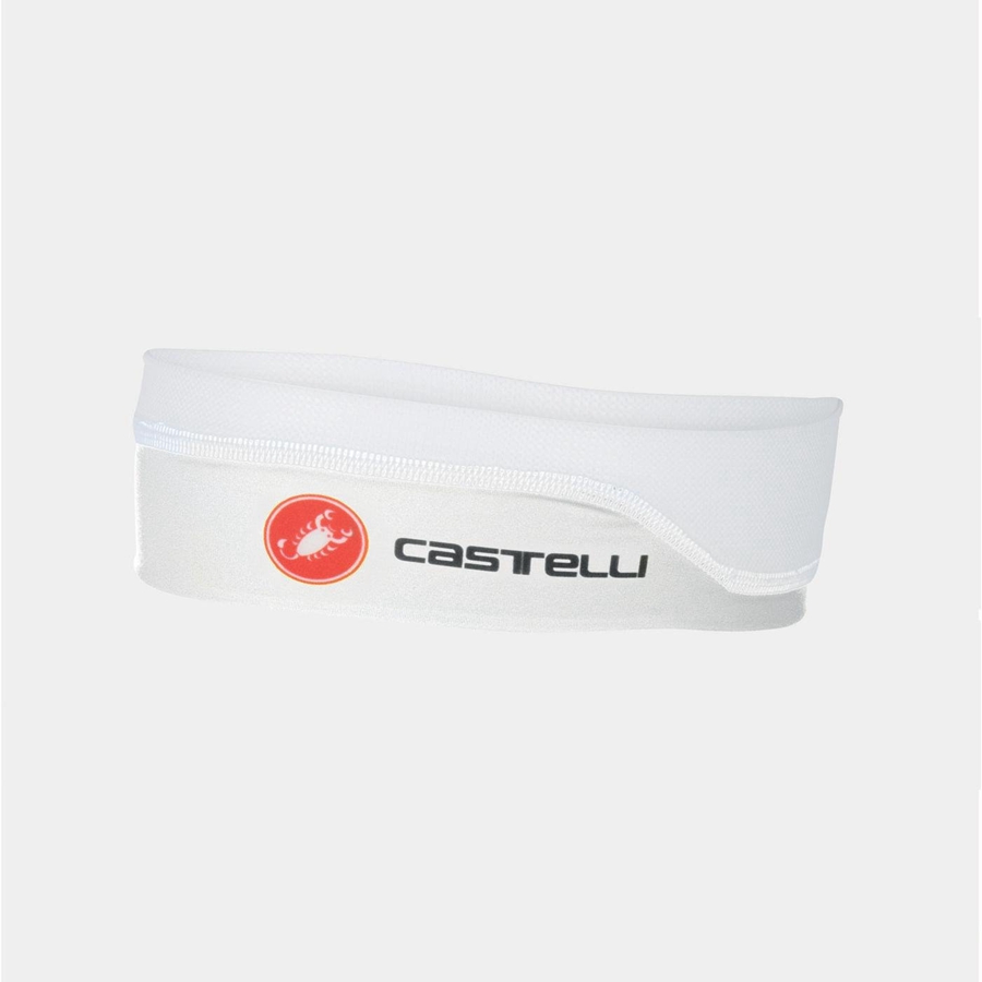 Castelli SUMMER Men Headband White | LDK-059846