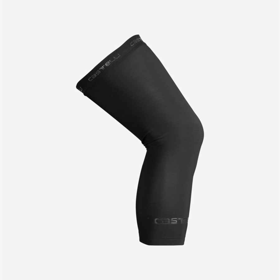 Castelli THERMOFLEX 2 KNEE WARMER Women Leg Warmer Black | NSX-532708