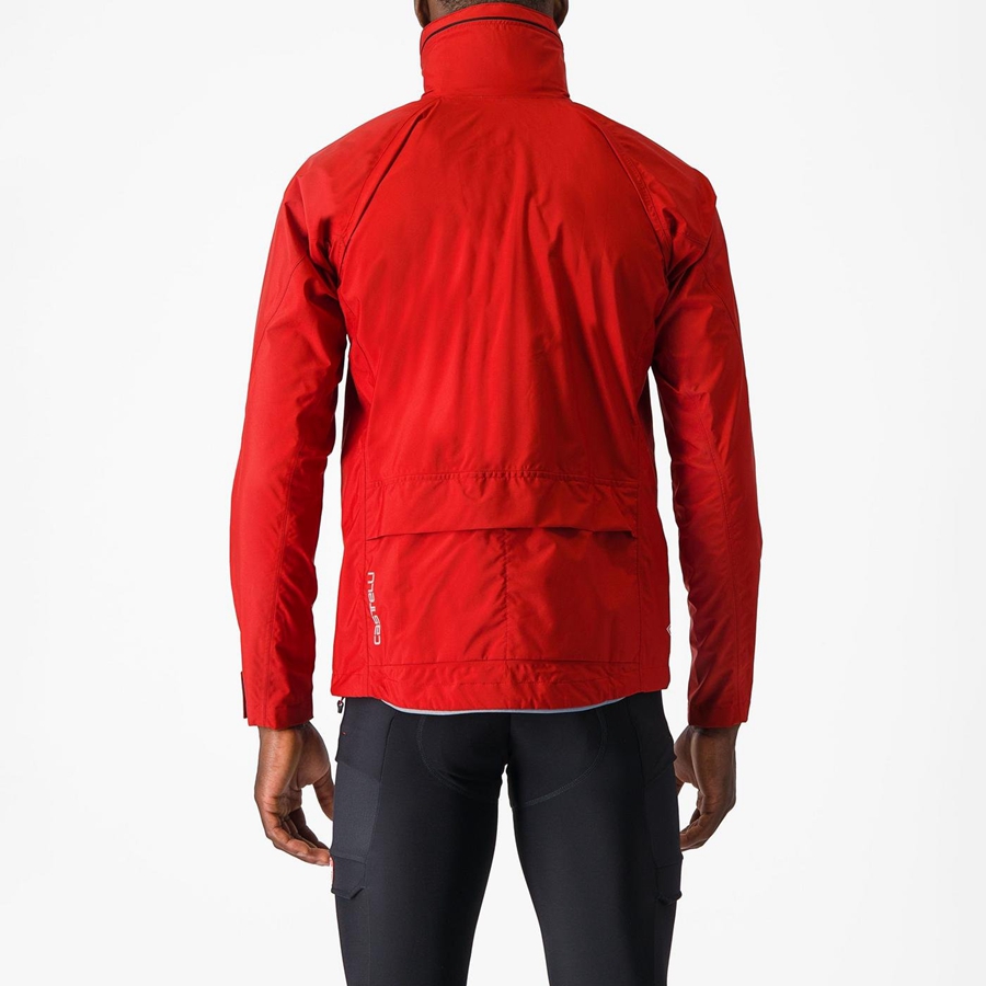 Castelli TRAIL GT Men Jackets Red | AIP-493781